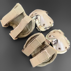 Комплект захисту тактичної AOKALI F001 Camouflage CP наколінники, налокітники - зображення 5