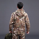 Куртка тактическая мужская Pave Hawk PLY-6 Camouflage CP M с карманами и затяжками - изображение 3