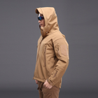 Тактическая куртка Pave Hawk PLY-6 Sand Khaki 3XL мужская водостойкая осенне-зимняя на флисе taktical - зображення 3