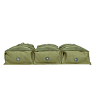Подсумок AOKALI Outdoor A39 26*5*17cm Green армейский унисекс с габаритными карманами - изображение 4