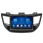 Штатна магнітола Lesko для Hyundai Tucson III 2015-2018 екран 9" 2/32Gb Wi-Fi GPS Base Туксон Хюндаї