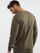 Sweter męski bawełniany DKaren Sweatshirt Justin 2XL Khaki (5903251465053) - obraz 2