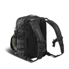 Тактичний рюкзак UkrArmor DM20 28х15х40 см 20 л Чорний - зображення 3