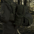 Тактический рюкзак UkrArmor DM20 28х15х40 см 20 л Олива - изображение 5