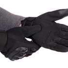 Рукавички тактичні із закритими пальцями SP-Sport BC-8794 Колір: Чорний розмір: M - изображение 3