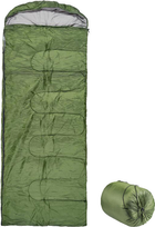 Спальный мешок Ranger Winter 225 х 85/170 см Зеленый (RA 6652)