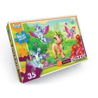 Мягкие пазлы "Единороги" Danko Toys S35-10-06, 35 элементов