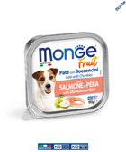 Вологий корм для собак Monge Dog Wet FRUIT Лосось із грушею