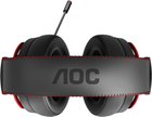 Słuchawki AOC GH300 Czarno-czerwony (4038986638975) - obraz 7