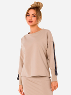 Bluza damska bez kaptura Made Of Emotion M727 XL Beżowa (5903887695459) - obraz 1