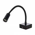 Светильник светодиодный поворотный подсветка Бра LED Horoz Electric TURNA 3W 4200K черный 040-007-0003-020
