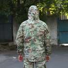 Тактична куртка "Шторм" Softshell мультикам на флісі розмір 56 (911) - зображення 3
