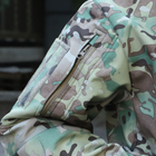Тактична куртка "Шторм" Softshell мультикам на флісі розмір 52 (911) - зображення 10