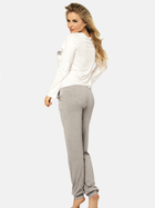 Piżama (spodnie + bluza) DKaren Set Malwina3 M Grey (5903068516924) - obraz 2
