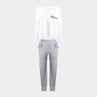 Piżama (spodnie + bluza) DKaren Set Malwina3 M Grey (5903068516924) - obraz 3