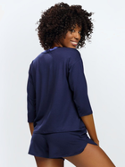 Piżama (spodenki + bluza) DKaren Set Edith M Navy Blue (5903251469471) - obraz 2