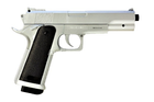 Страйкбольний пістолет Galaxy Colt 1911 Сталевий колір. арт. G053S - зображення 3