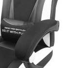 Fotel gamingowy Fury Gaming Chair Avenger M+ Black-White (NFF-1710) - obraz 10