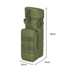 Сумка тактическая для термоса AOKALI Outdoor A34 (Green) однотонная мужская военная многофункциональная - изображение 3