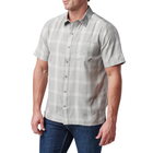 Сорочка тактична 5.11 Tactical Nate Short Sleeve Shirt Titan Grey Plaid S (71217-674) - изображение 3