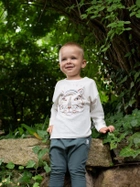 T-shirt z długim rękawem dziecięcy Pinokio Le Tigre 62 cm Ecru (5901033278587) - obraz 3