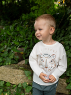 Дитяча футболка з довгими рукавами для хлопчика Pinokio Le Tigre 74 см Екрю (5901033278600) - зображення 1