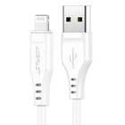 Кабель ACEFAST C3-02 USB to Lightning 2.4A 1.2m TPE connectors White (6974316280835)
