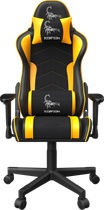 Fotel gamingowy Gembird Scorpion Black/Yellow (GC-SCORPION-05X)