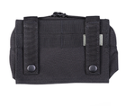 Подсумоко тактический Военная сумка Mil-Tec Черный MOLLE BELT POUCH SM SCHWARZ (13487002) M-T