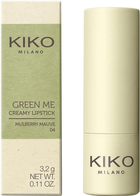 Губна помада Kiko Milano Green Me Creamy Lipstick 04 Mulberry Mauve 3.2 г (8025272977494) - зображення 1