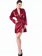 Халат жіночий DKaren Housecoat Agnes 2 S Crimson (5901780644406)