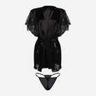 Халат жіночий DKaren Housecoat Ariana XL Black (5903251370951) - зображення 4