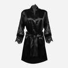 Podomka DKaren Housecoat Beatrice 2XL Black (5903251394100) - obraz 3