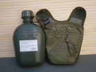 Фляга US bottle 1 л пластикова в чохлі олива MiL-tec Німеччина - изображение 5