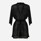 Халат жіночий DKaren Housecoat Costance 2XL Black (5903251394421) - зображення 2