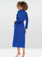 Халат жіночий бавовняний DKaren Melissa XL Темно-синій (5903251452862) - зображення 2