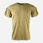 Тактическая футболка Kombat UK TACTICAL T-SHIRT XXL Койот (kb-tts-coy-xxl) - изображение 1