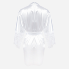 Халат жіночий атласний DKaren Cameron XS Білий (5903251459939) - зображення 2