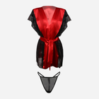 Халат жіночий атласний DKaren Bridget XL Червоний (5902686574927) - зображення 1