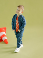 Spodnie dresowe dziecięce Pinokio Orange Flip 98 cm Navy Blue (5901033308444) - obraz 2
