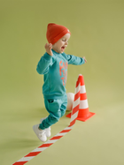 Spodnie dresowe dziecięce Pinokio Orange Flip 122 cm Turquoise (5901033308598) - obraz 3