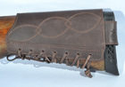 Патронташ на приклад на 6 патронов (7,62 нарезные) кожа Ретро коричневый - изображение 3