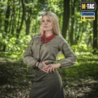 Вишиванка жіноча 100% льон M-Tac олива 46