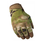 Тактичні рукавиці повнопалі із захистом Multicam XL - изображение 3
