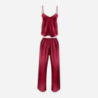 Piżama (podkoszulek + spodnie) DKaren Set Iga XS Crimson (5902230087057) - obraz 1