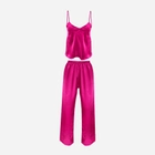 Piżama (podkoszulek + spodnie) DKaren Set Iga 2XL Dark Pink (5901780629335) - obraz 1