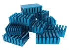 Радиатор ENOKAY KG-370 алюминиевый 30*20*10мм для охлаждения чипов, хабов, других компонентов (Blue) - изображение 3