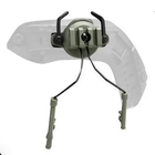 Кріплення для активних навушників на шолом типу FAST (олива) - зображення 1