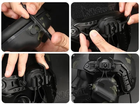 Кріплення для активних навушників на шолом типу FAST (чорний) - зображення 3