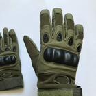 Тактичні палі рукавички (олива) (розмір L) - зображення 5